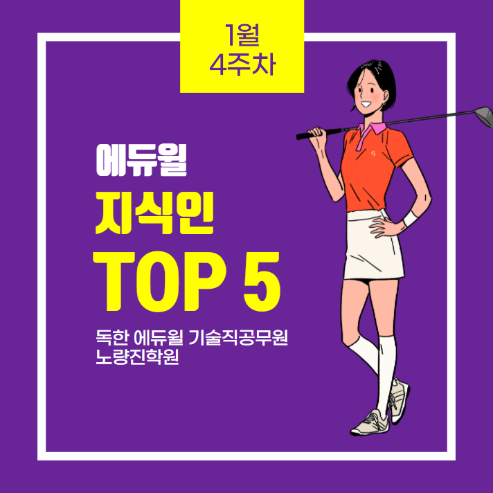  1월 4주차 에듀윌 지식인 Q&A TOP 5