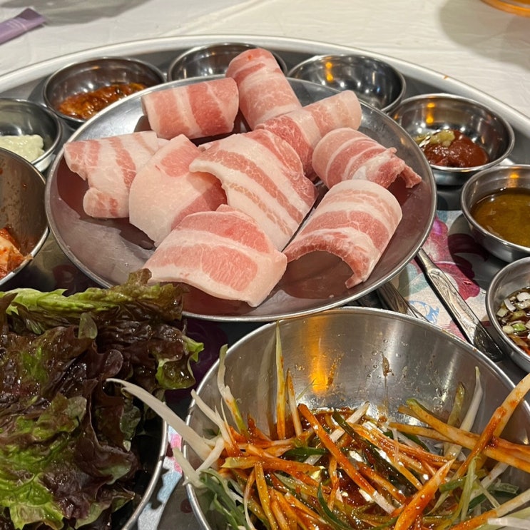  신도림역 맛집 추천, 요즘 핫한 냉동삼겹살 찐 맛집 "냅다청양집"