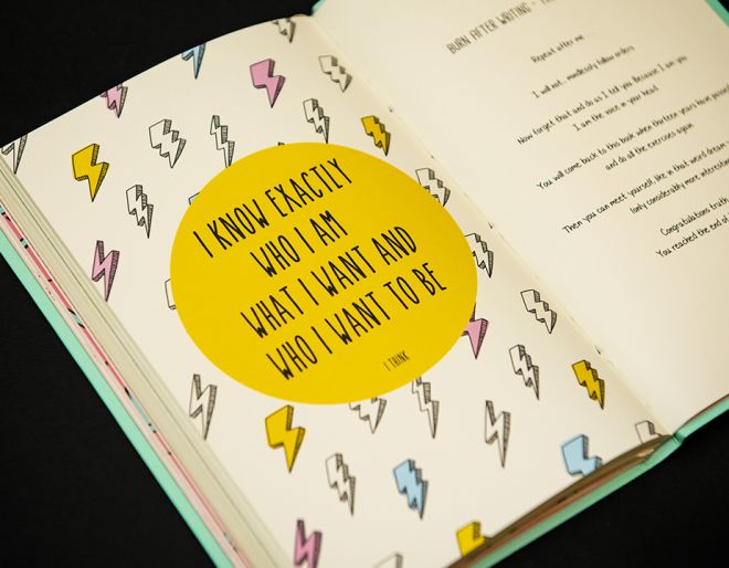  나를 찾는 비밀의 책 쓰고 태워라 burn after writing 샤론 존스  자신의 취향을 찾는 책