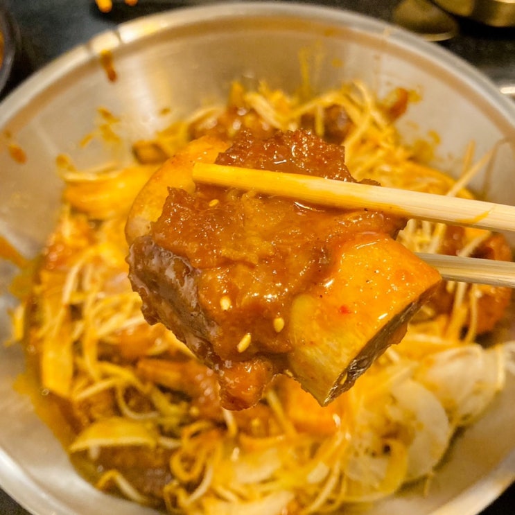 [경기도 안양] 쪽갈비찜이 맛있는 비산동 고기집 수촌마을 맛집 신의한점