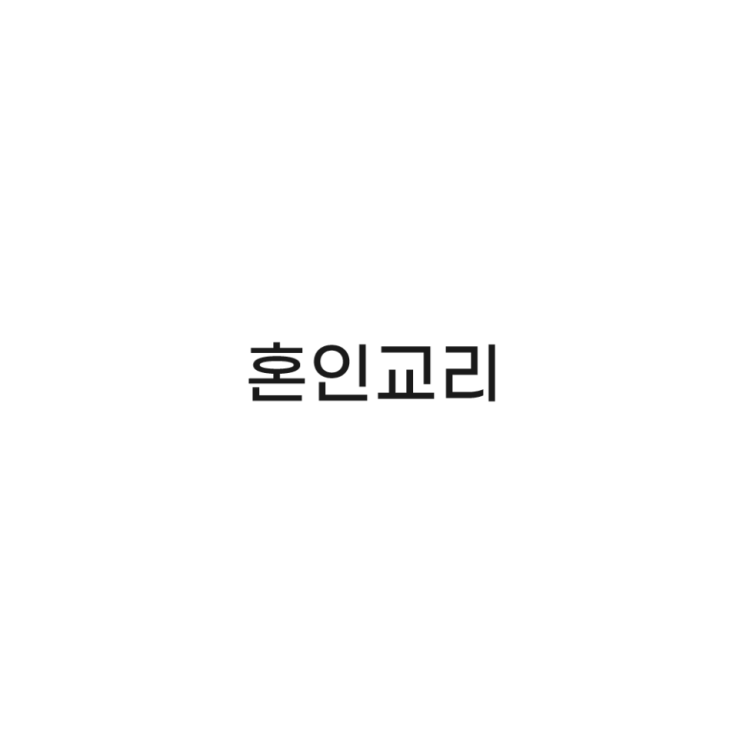  결혼 준비 :: 혼인교리 시작하기