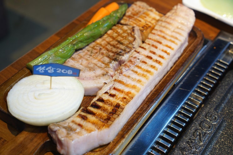  중동 현대백화점 맛집 친철하게 구워주는 부천 신중동 삼겹살 고기집 쏘삼208