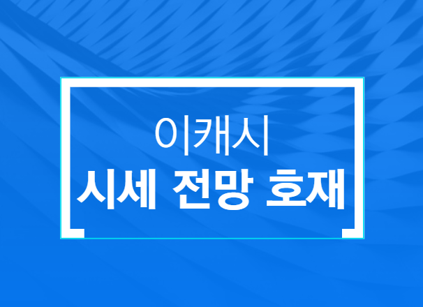  [ 이캐시 ] 시세 호재 전망 이캐시코인
