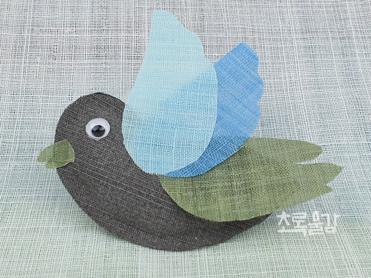  냉장고자석 파랑새만들기 DIY 혼자놀기