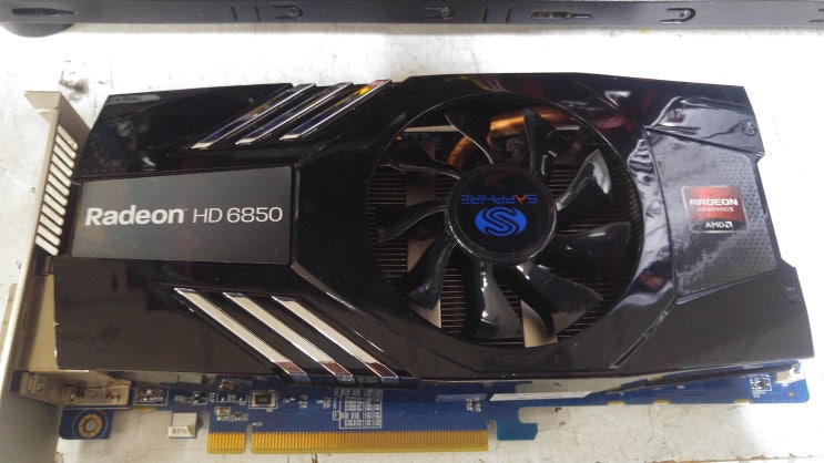 분당컴퓨터 굿프랜드 서비스 AMD Radeon HD6850 그래픽카드 다운현상  NVIDA GT1030 / WD BLUE 500G SSD 교체 윈도우10 설치
