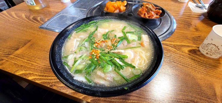  후암동 맛집 청년우담 제주고기국수 점심식사