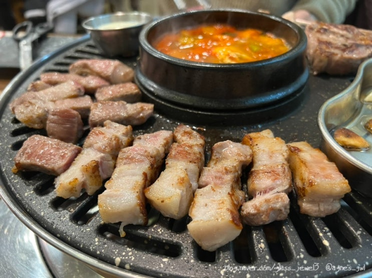  [문정역맛집/문정역삼겹살] 불맞고 쭈꾸미&삼겹살, 가성비 좋은 숙성 통삼겹살 무한리필 맛집!!