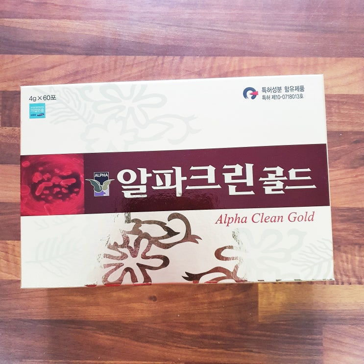  중년 남성 여성에게  NEW 알파크린 골드를 추천합니다~