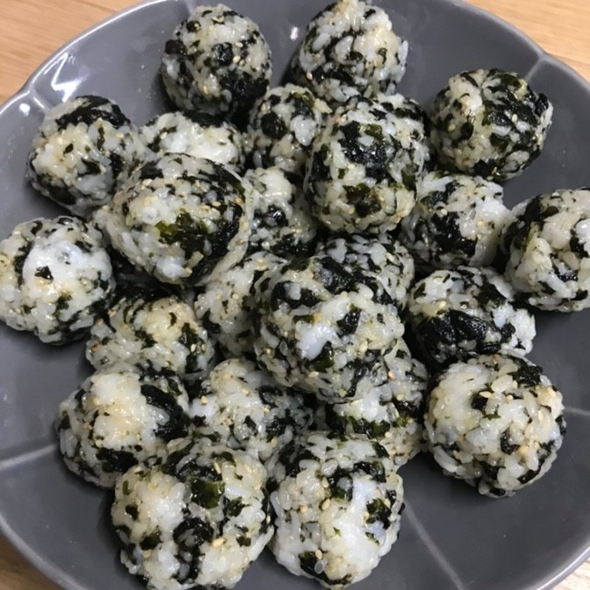 남은김밥요리 밥요리 김가루 주먹밥 만들기~초간단요리 : 네이버 블로그