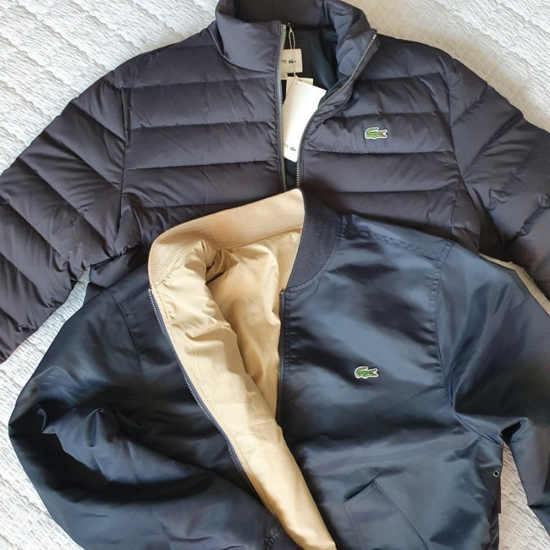 남자친구, 남편에게 선물하기 좋은 라코스테 경량 패딩과 리버시블 블루종 점퍼 선물받은 후....