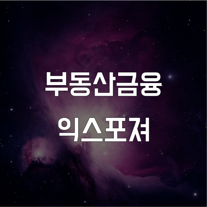  부동산금융 익스포져 l 금융 논술 연습