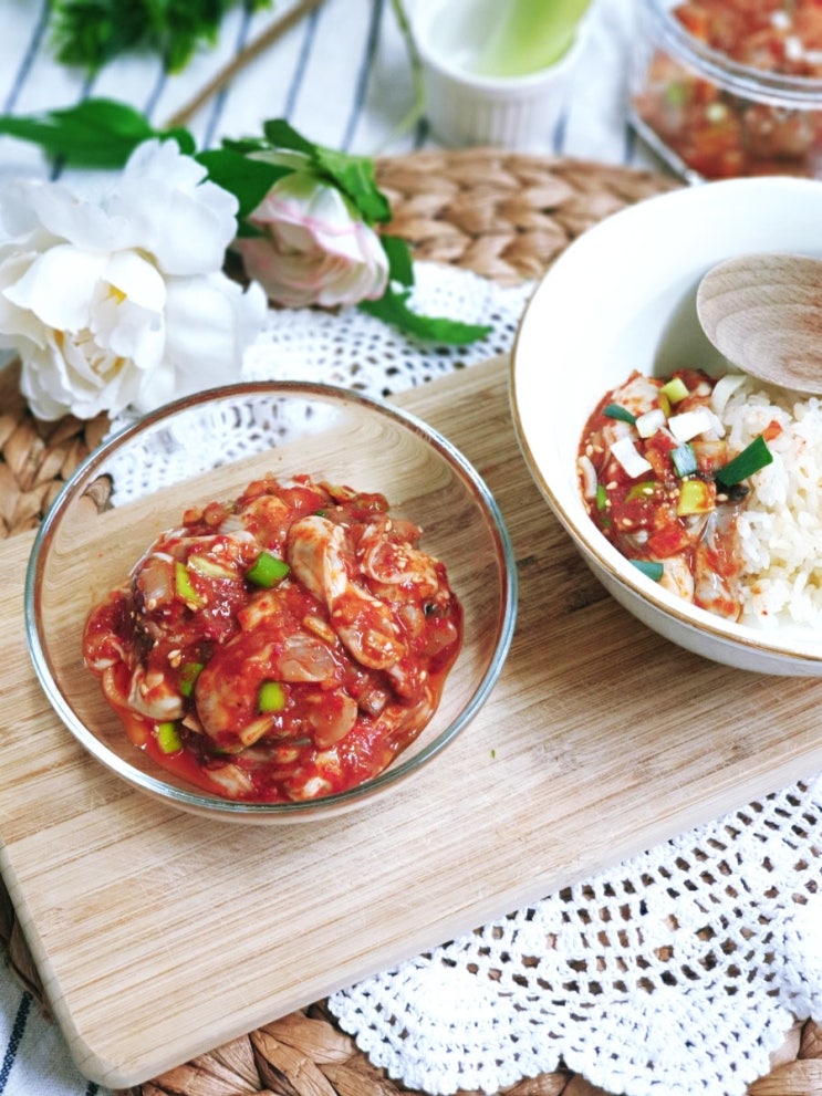  전통방식 어리굴젓만드는법 간단한 양념 제철 밑반찬 굴요리만들기 굴고르기 굴세척법 및 보관법