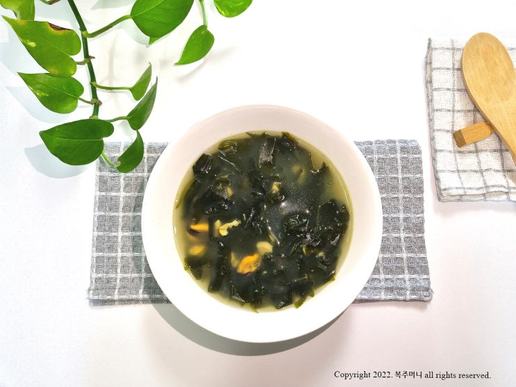  고기없이 미역국 끓이는 방법 대합 넣어 더욱 맛있는 미역국 레시피