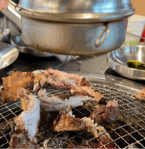  신림역 맛집 찐 숯불등갈비 바베큐 숑스바베큐 신림점에서