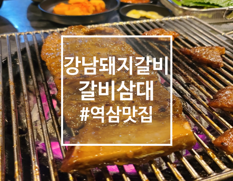  강남 역삼 돼지갈비 맛집 갈비삼대