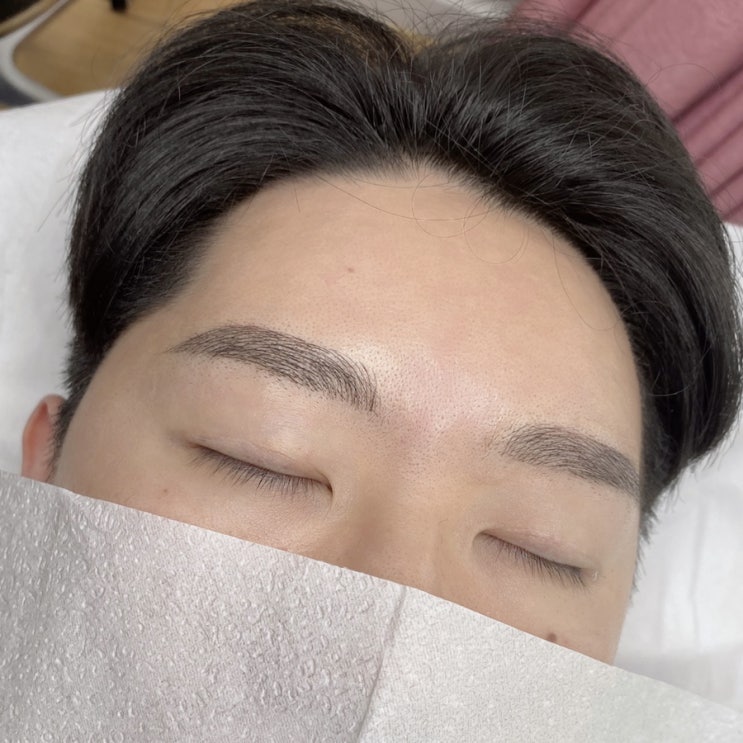  [서울 영등포 당산] 자연스러운 남자 눈썹문신 설 연휴 정상 영업중_ 하리뷰티