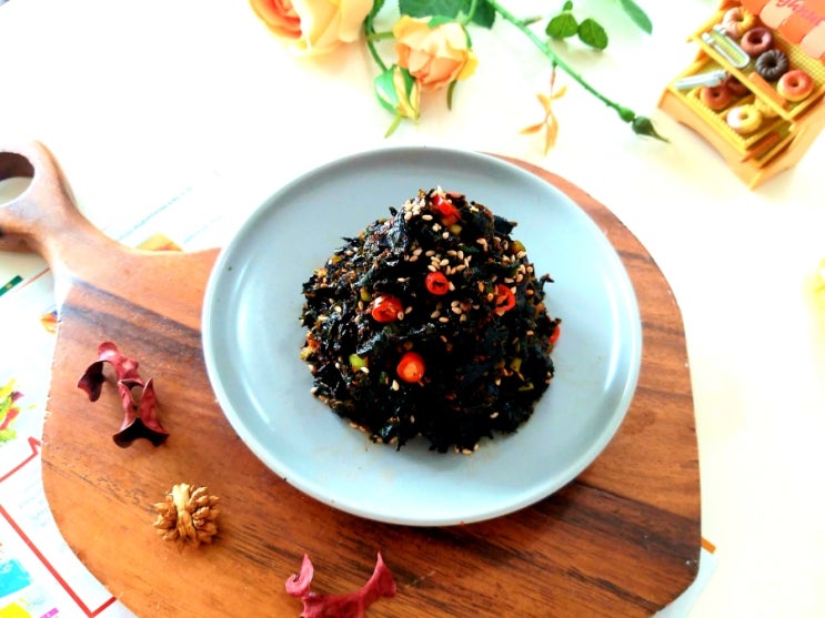  김무침 만드는법 쪽파김무침 초간단 요리 맛있는 반찬 마른김무침 간단한 밑반찬 만들기