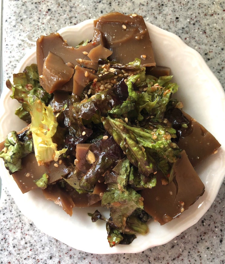  #12 매콤 새콤 도토리묵 무침