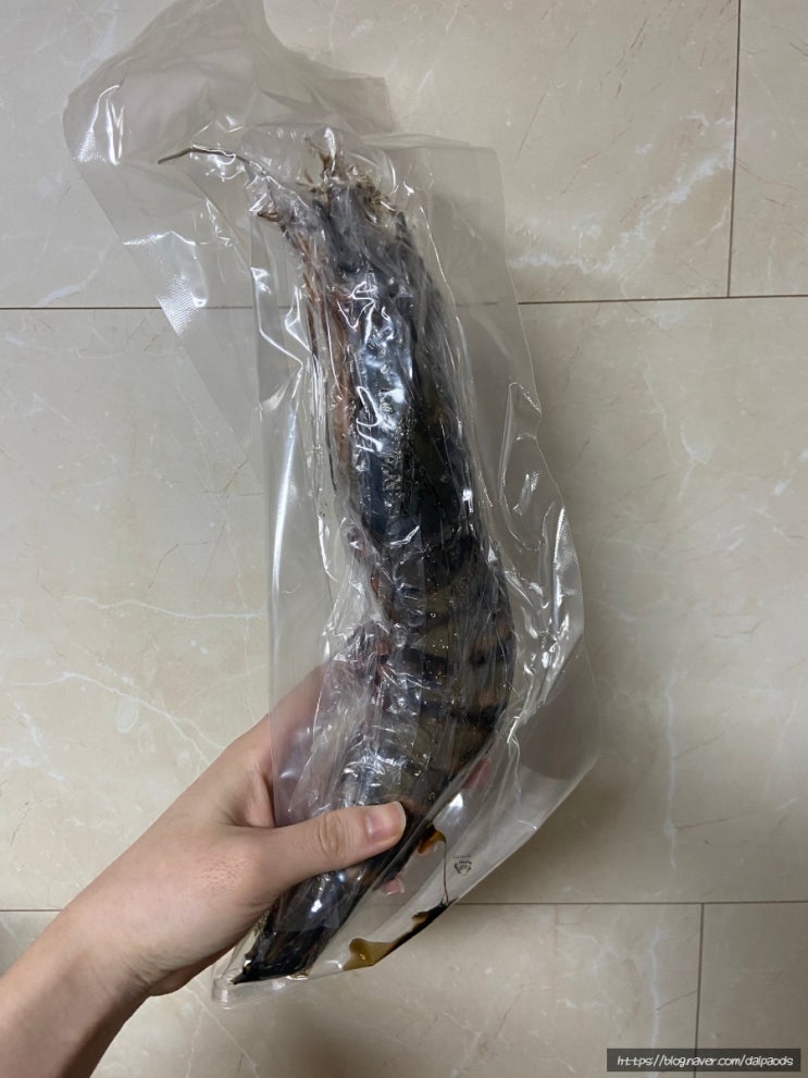  명절선물 추천 '자이언트 자연산 킹타이거새우 특대 5미'