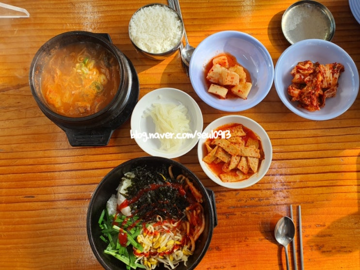  방학동 맛집, 셀프 돌솥비빔밥과 김치찌개 '일심해장국'