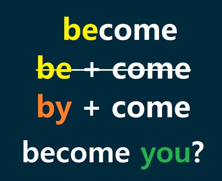 become 어원으로 어울리다 뜻인 이유와 뒤에 관사 생략하는 경우 이해! it doesn't become you!