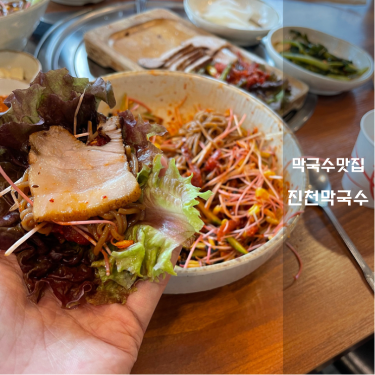 충청북도 이월면 진천막국수 수육 막국수 꿀조합 찐맛집 내돈내산 후기