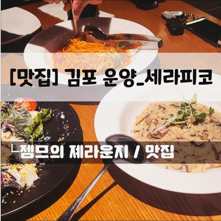  <김포 레스토랑 / 세라피코> 운양동 파스타 맛집