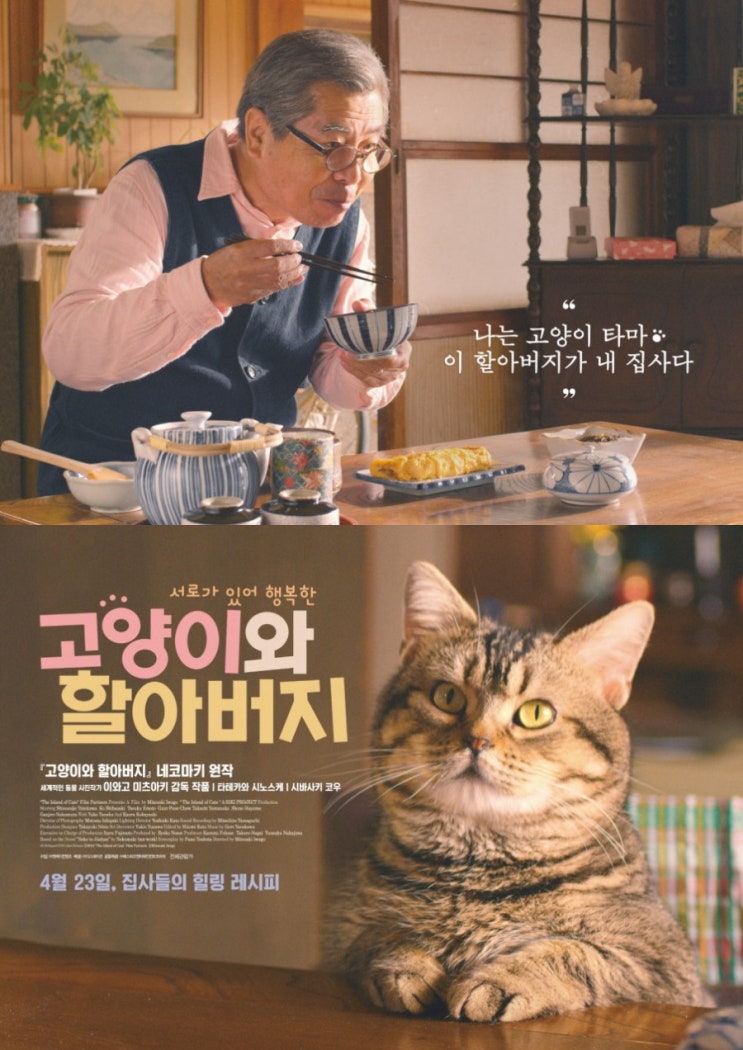 매일 한 줄 일기쓰기 - 01.30 (고양이와 할아버지, 초코와 나, 오늘의 필사)