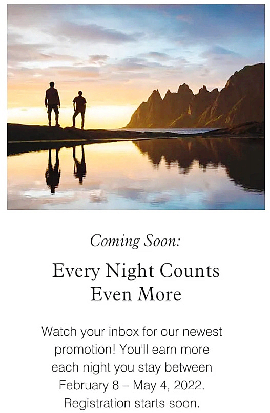  [Marriott] 메리어트 분기 프로모션(기간:2/8~5/4)