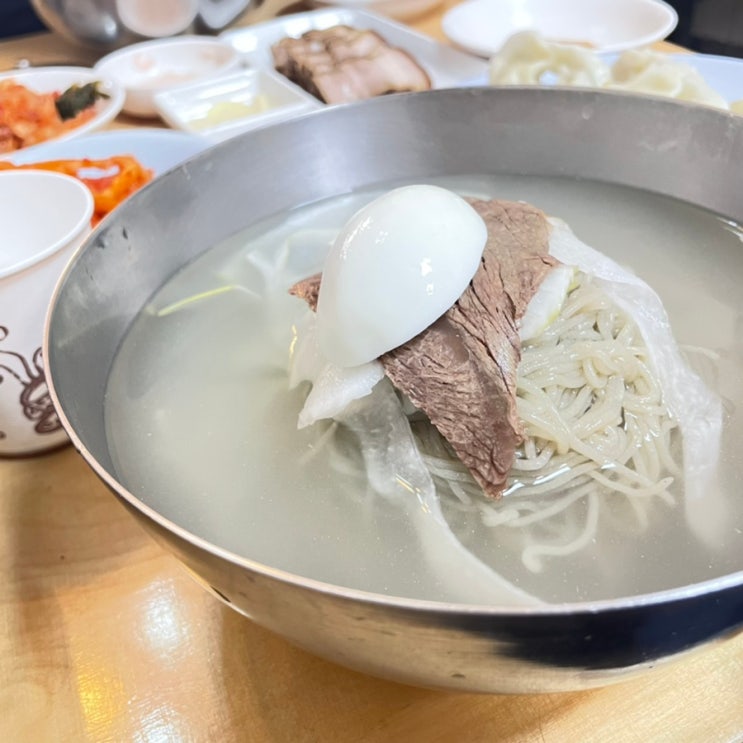 서울 평양냉면 맛집 서북면옥, 편육과 만두까지 깔끔