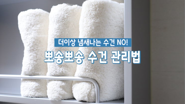 뽀송뽀송 똑똑한 수건 세탁·관리법 뽀송뽀송 똑똑한 수건 세탁·관리법