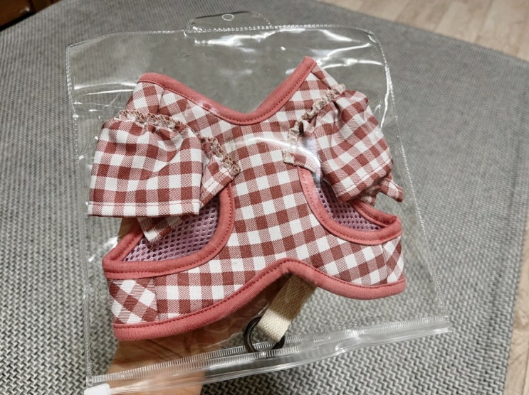  강아지하네스 바복스 X형 하네스 프릴포인트로 깜찍하게~