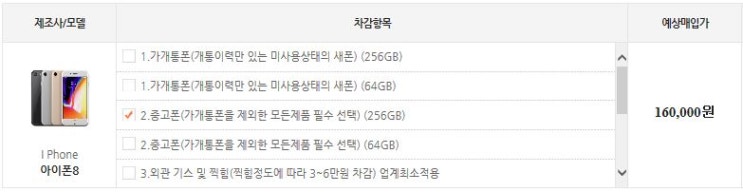 [소녀폰]아이폰8 블랙 256G 중고판매 후기