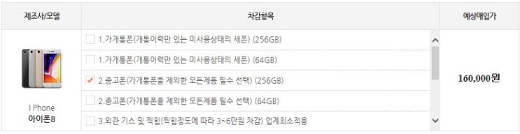  [소녀폰]아이폰8 블랙 256G 중고판매 후기