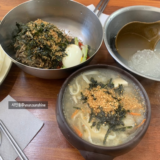  속초여행, 또먹고싶은 #샘물막국수감자옹심이