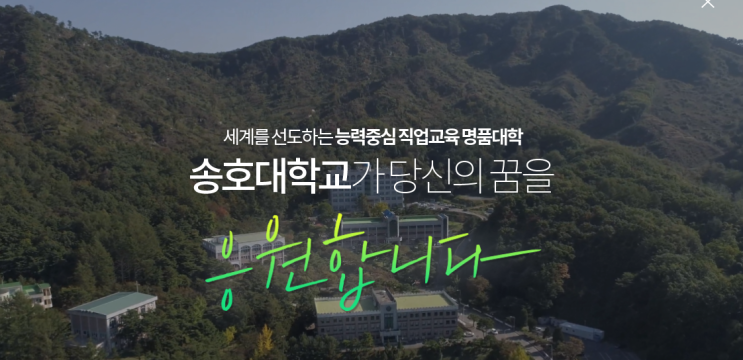 송호대학교 보건계열 간호학과(4년제) 송호대학교 보건계열 간호학과(4년제)