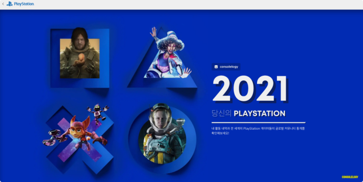  당신의 Playstation 2021로 게임 성과를 돌아보자