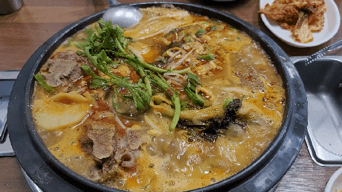  거제동 청진동 해장국 부산 감자탕집