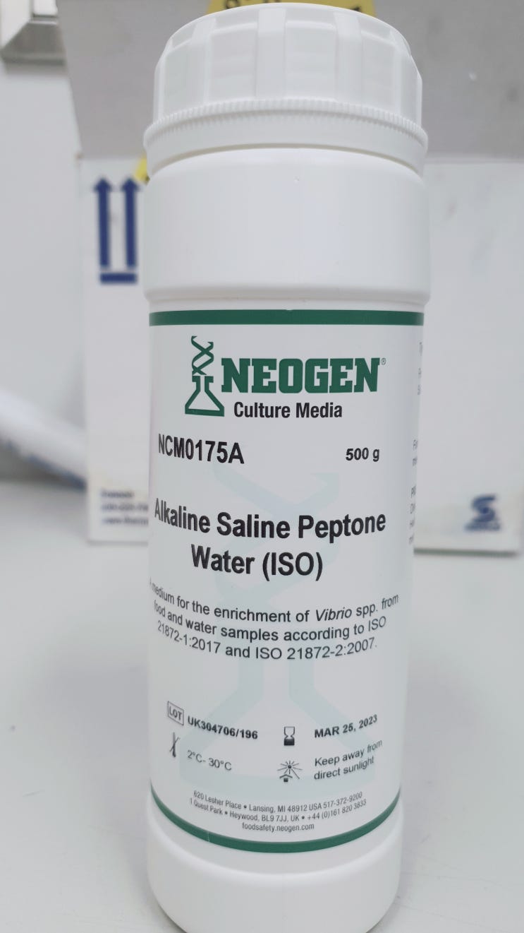 Alkaline Saline Peptone Water (ASPW) (ISO)