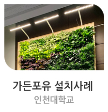  스마트가든_인천대학교 [ 가든포유 설치사례 ] #가든포유 #벽면녹화 #수직정원 #스마트가든 #그린월 #바이오월 #그린오피스 #그린스쿨 #플랜테리어