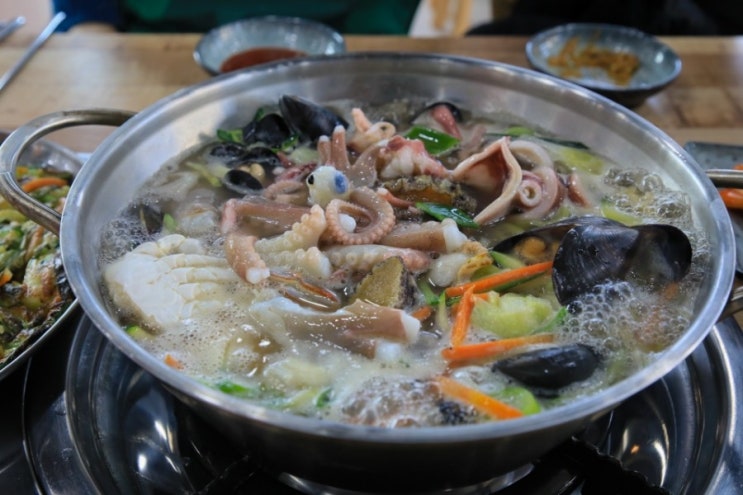  강화도 동막해수욕장 칼국수 맛집 배터지는 집