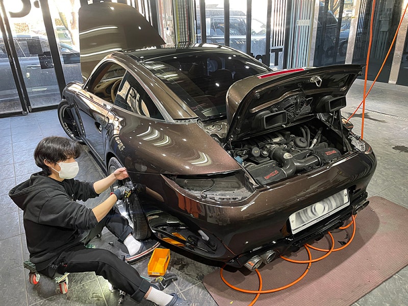 서울 서대문구 / 랩핑 / 전체랩핑 / 포르쉐 / 911