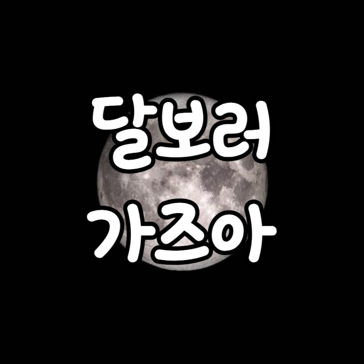 대한민국 최초 [달 탐사선 명칭] 공모전 내용부터 접수 후기까지