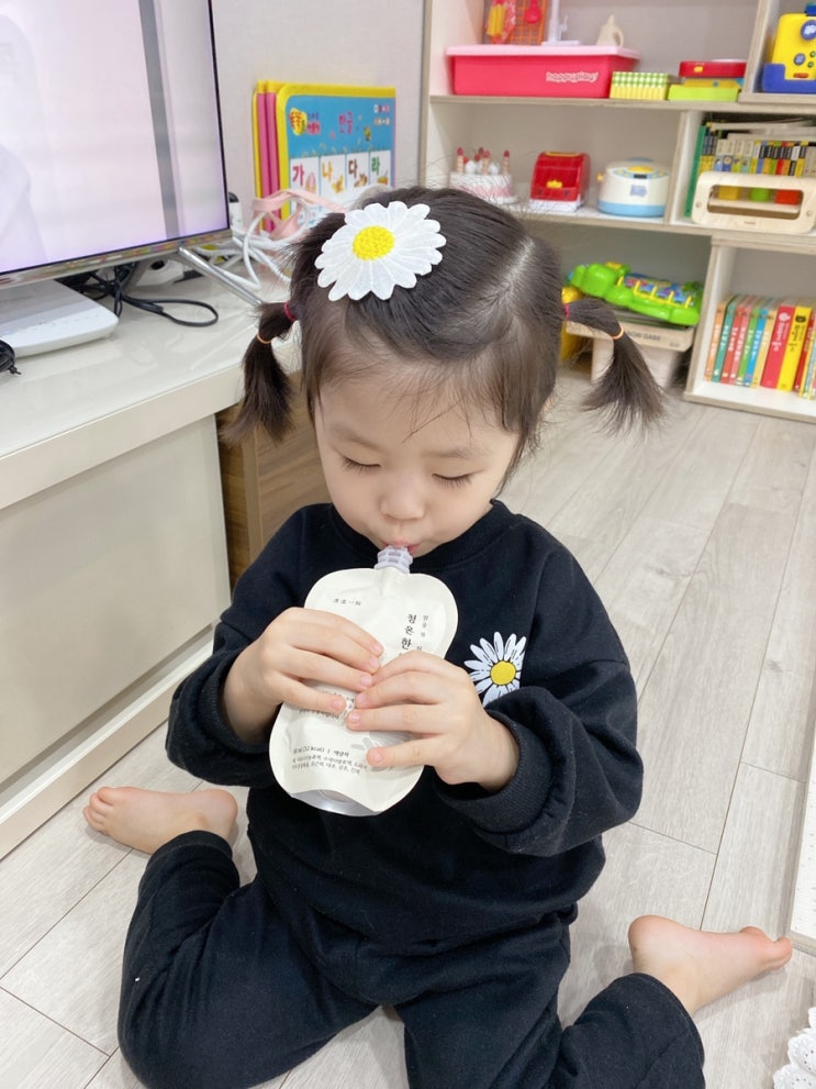  어린이배도라지즙 청온한첩으로 건강한 간식 챙겨먹여요
