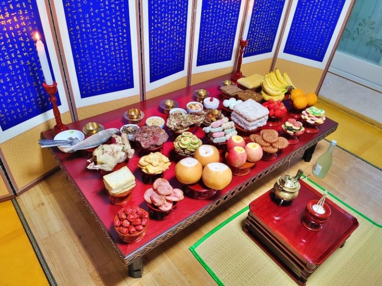  설날 추석 명절 차례상 차리기와 전부치기, 그리고 제사음식 위치 제사상 차리는 법