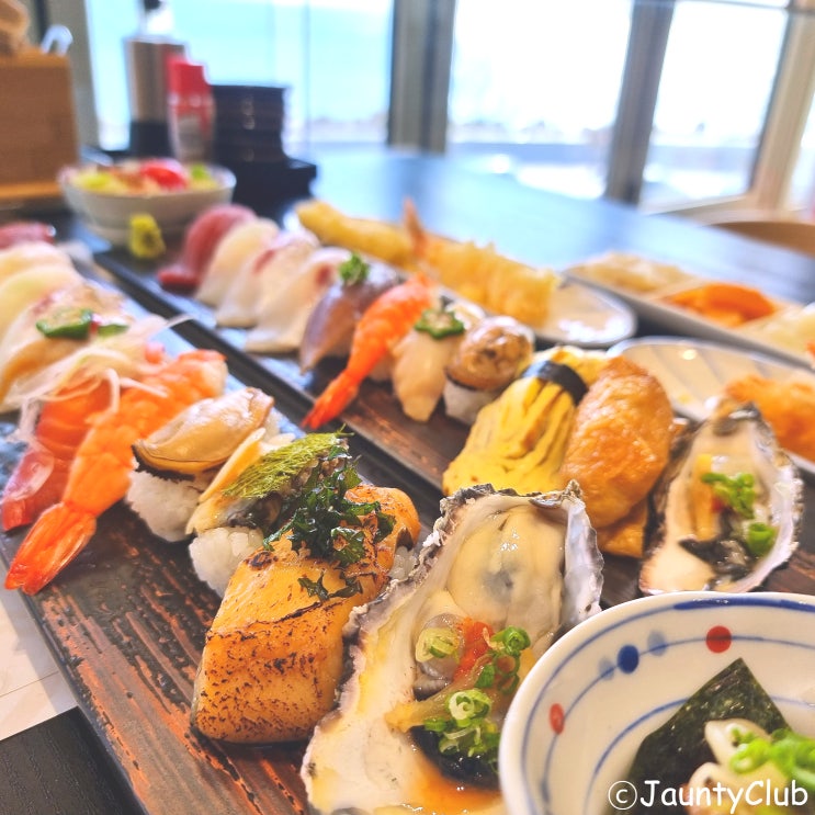 오션뷰 부산 해운대맛집, 시더스 초밥 해운대 마린시티점