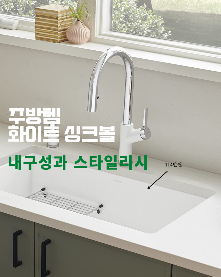  주방템 화이트 싱크볼 - 블랑코 레지녹스