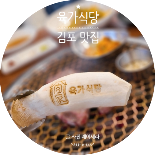 김포 장기동 맛집 육가식당 소 생갈비 맛이 예술이에요. 15가지 쌈채소 무한리필은 덤!