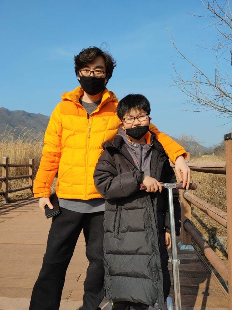  시원한바람과 무인카폐가 있는 문막 산책로