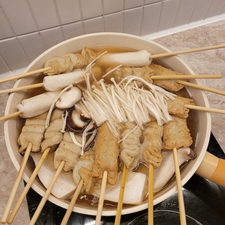  캠핑갈 때 좋은 간편한 오뎅꼬치탕 밀키트 리뷰